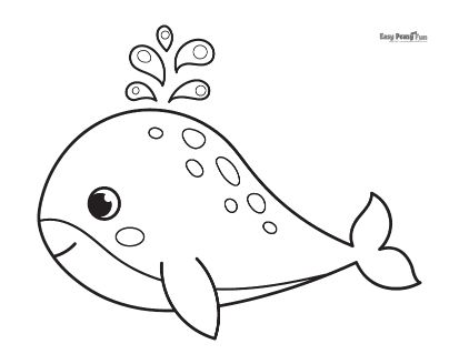 Whale Clipart Black And White, Whale Cartoon Drawing, Girl Colouring Pages, Blue Whale Drawing, Aquarium Drawing, Under The Sea Coloring, Whale Coloring, Cartoon Drawing For Kids, Whale Coloring Pages