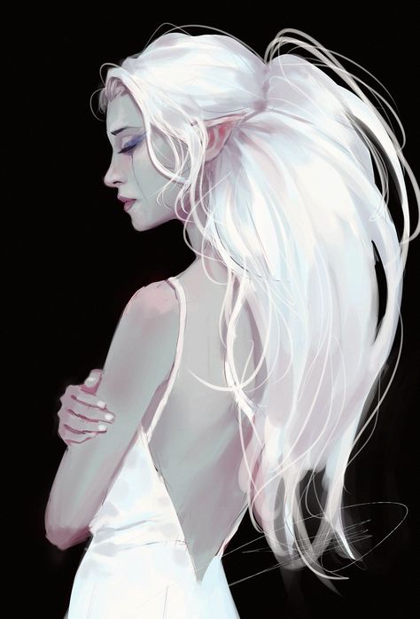 Valkyrie Oc, Elven Woman, Snow Elf, Skins Characters, Anime Elf, Female Elf, Elf Art, Oc Inspo, Winter Fairy