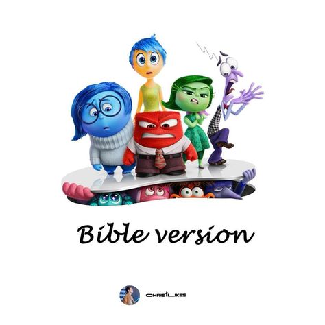 Inside Out - Bible Version 📖 Read what the Bible tells us about these emotions. 💞 So cool! (While Disney isn’t biblical and this movie isn’t either. This is a good perspective to think on about emotions) Shared from Christlikes #God #Christian #Faith #Bible #Hope #Love #InsideOut2 #insideout #emotions #feelings Inside Out Party Ideas, Youth Bible Study, Inside Out Emotions, Priscilla Shirer, Inside Out 2, Bible Versions, Faith Bible, Bible School, Spiritual Guidance