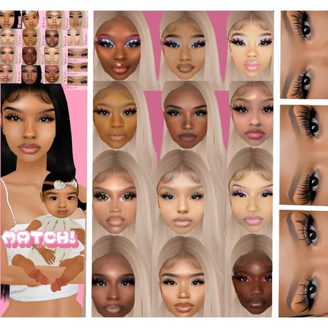 💜💜💜💜 on Instagram: “New meshes  lashes in shop! For the Kania mesh head a skin is included  I've even made her a daughter (comes with 3 poses and can be…” Mesh Head Imvu, Imvu Mesh Head Ideas, Imvu Heads, A Daughter, Pretty People, Lashes, Mesh, Skin, Canning