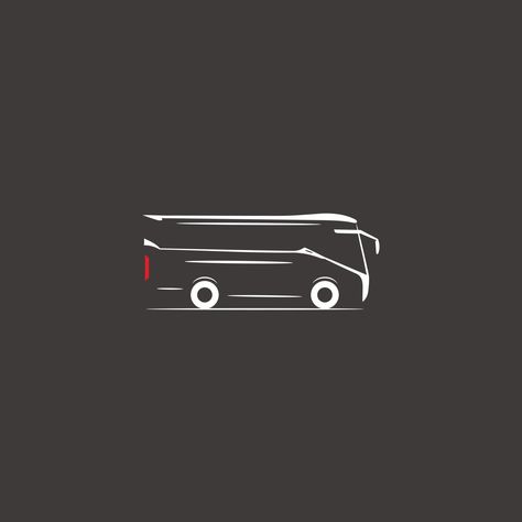 Bus, travel bus minimalist logo design vector illustration Bus Travel Logo, Bus Graphic Design, Bus Logo Design, Punk Layout, Logo Bus, Bus Logo, Bus Icon, Bus Illustration, Bus App