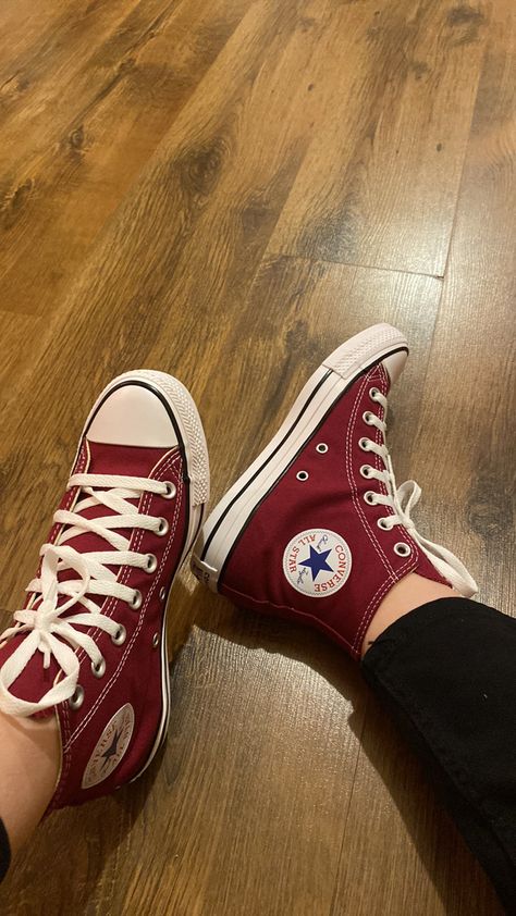 Dark Red Platform Converse, Converse Bordo, Spiderman Converse, Converse Rouge, Dark Red Converse, All Star Aesthetic, Converse Maroon, Zapatillas All Star, Cute Converse Shoes