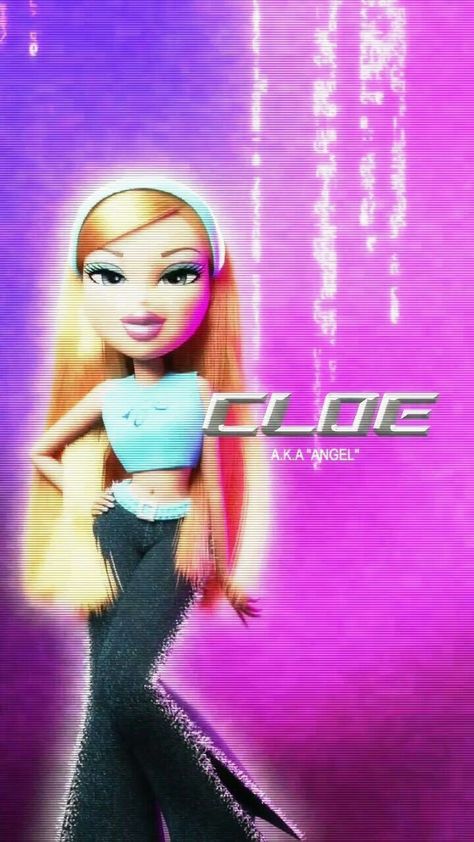 Chloe Bratz Aesthetic Cartoon, Bratz Doll Chloe Outfit, Bratz Cartoon, Bratz Aesthetic Outfit, Cloe Bratz, Bratz Wallpaper, Bratz Cloe, Bratz Characters, Bratz Movie