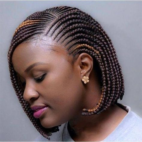 African American Braided Hairstyles, Ghana Braids Hairstyles, Bob Braids Hairstyles, Short Hair Black, Bob Braids, African Hair Braiding Styles, Cool Braid Hairstyles, Natural Hair Braids, Braids For Black Women