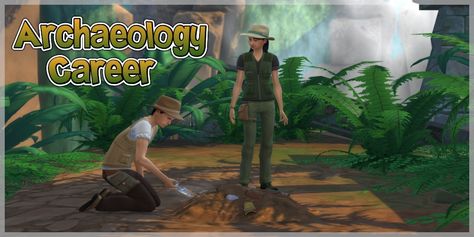 Another career recreation for you today. The Archaeology Career was one of my favourites to work on for Sims 3 and I really enjoyed working on it for Sims 4. Changelog:28th January 2024 ~ Package n… Sims 4 Archeologist, Volunteer Recruitment, Archaeological Discoveries, Jungle Adventure, Archaeological Finds, Vacation Days, Sims 4 Collections, Famous Words, Skills Activities