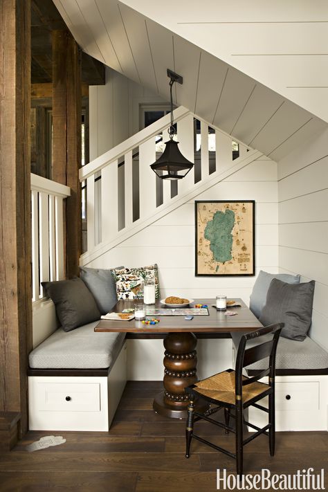 Stair Nook, Under The Stairs, Stair Case, Stair Storage, Dining Nook, Under Stairs, My New Room, My Dream Home, Cottage Style