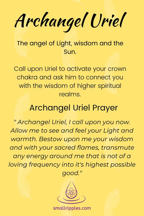 Uriel Angel, Archangels Uriel, Archangels And Chakras, Uriel Archangel, Arch Angel Uriel, Raguel Archangel, Arc Angel Uriel, Archangel Raphael Prayer, Archangel Uriel Prayer