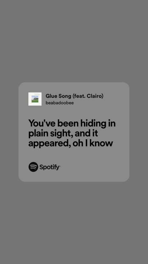 Glue Song Album Cover, Glue Song Lyric, Invisible String Theory, Glue Song, Lyrical Poetry, Kdrama Couple, Song Spotify, Invisible String, Hiding In Plain Sight