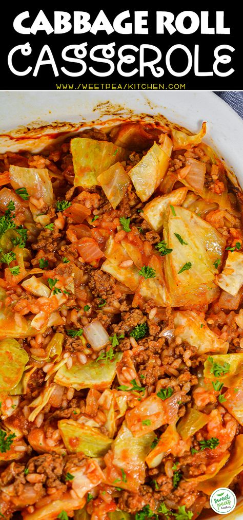 Cabbage Casserole Recipe, Chicken And Vegetable Casserole, Easy Cabbage Rolls, Cabbage Casserole Recipes, Cabbage Roll Casserole, Vegetable Casserole Recipes, Unstuffed Cabbage, Mustard Dipping Sauce, Cabbage Roll