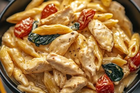 Italian Creamy Chicken Pasta Recipe – Creamy and Delicious – Valentina Recipes