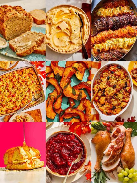 Our Best Thanksgiving Recipes - Spoon Fork Bacon Fall Chex Mix Recipes, Fall Bread Recipes, Thanksgiving Bread, Starbucks Pumpkin Bread, Spiced Buttercream, Thanksgiving Sweet Treats, Spoon Fork Bacon, Pear Dessert, Sides Dishes