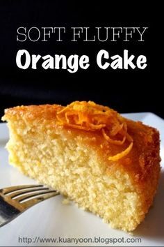 Busy Day Cake Recipe, Moroccan Orange Cake, Delicious Orange Cake, Orange Butter Cake, Orange Cakes, Molten Cake, Orange Cake Recipe, Butter Cake Recipe, Eggless Baking