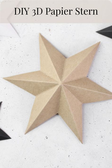 Cardboard Stars Diy, Snowboard Painting, Advent Diy, Love Decorations, Neutral Christmas Decor, Star Diy, Diy 3d, Paper Stars, Cool Diy Projects