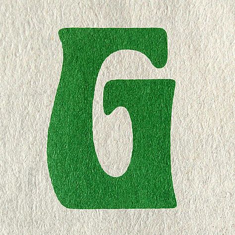 G | Letter G | Chris | Flickr Letter G Font Design, I Typography Letter, The Letter G Design, G Typeface, Graphic Design Lettering, Green And Yellow Branding, G Branding, G Graphic Design, Letter G Typography