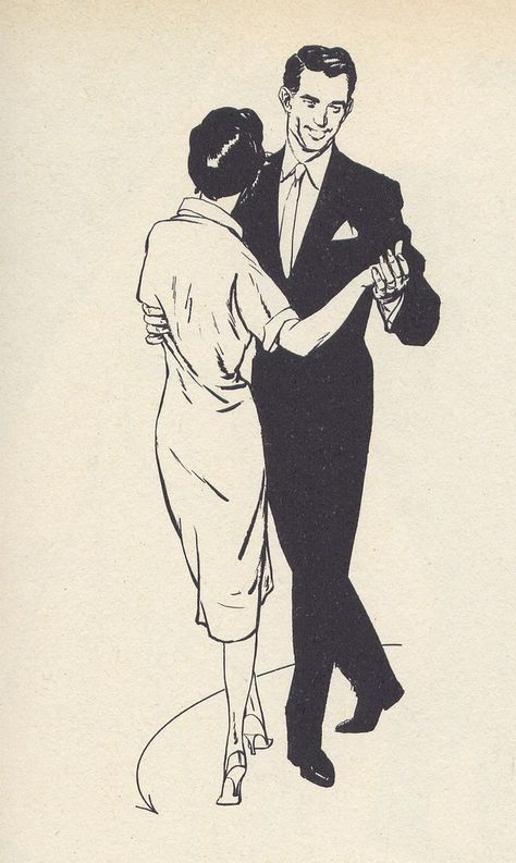 back turn | Millie Motts | Flickr Dancing Drawing Reference, Couple Dancing Drawing, Couple Slow Dancing, 1950s Drawing, Dancing Drawing, Dancing Poses, Dancing Pose, Plant Styling, Dancing Drawings