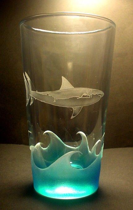 Ocean Series - Carved glass,custom door,etched glass, wave sculpture,glass wave, detailed glas art White Tip Reef Shark, Reef Shark, White Tip, New Design, Glass, White, Design