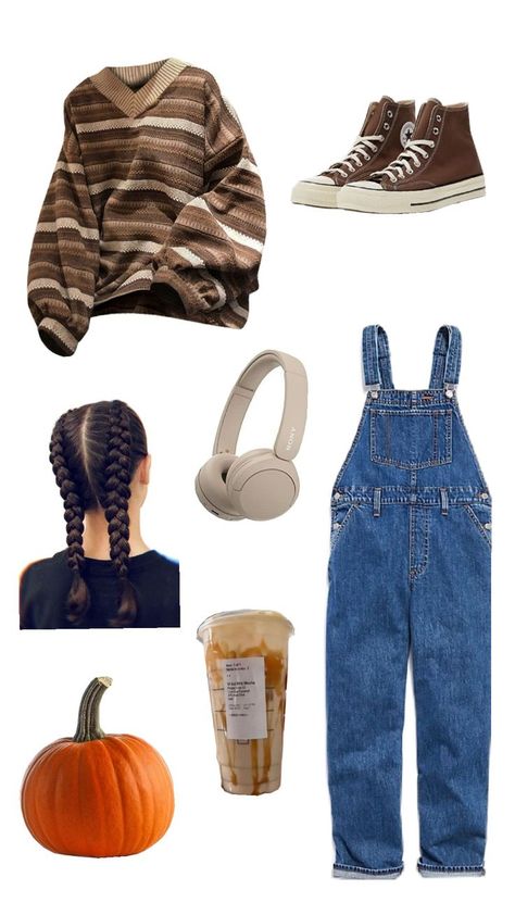 Outfits To Wear To A Pumpkin Patch, Style Overalls, Outfits To Wear, Aesthetic Fall, A Pumpkin, Pumpkin Patch, Fall Outfits, Overalls, Outfit Ideas