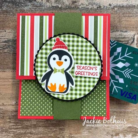 Large Gift Card Holder Diy, Stampin Up Gift Card Holders To Make For Christmas, Christmas Gift Cards Ideas, Gift Card Holders To Make For Christmas, Gift Card Holders To Make, Stampin Up Gift Card Holder, Gift Card Holders Stampin Up, Free Gift Card Holder, Gift Card Holder Template