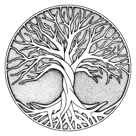 Tree Of Life Artwork, Inkbox Tattoo, Tree Of Life Art, Tree Of Life Tattoo, Life Tree, Celtic Tree Of Life, Celtic Patterns, Celtic Tattoos, Intuitive Art