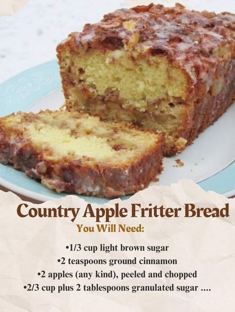 Country Apple Fritter Bread, Keto Donuts, Apple Fritter Bread, Apple Fritter, Postre Keto, Apple Dessert Recipes, Bread Ingredients, Cooking Spray, Apple Fritters