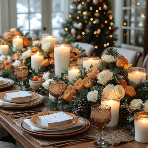 Orange Christmas Decor Ideas -