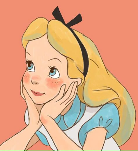 *ALICE IN WONDERLAND, 1951 Alice In Wonderland 1951, Alice In Wonderland Disney, Cartoon Profile Pictures, Pinturas Disney, Arte Sketchbook, Disney Alice, Cute Disney Wallpaper, Adventures In Wonderland, Disney Girls