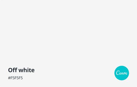 Off White Meaning, Combinations and Hex Code - Canva Colors Off White Paint Colors, Web Colors, Off White Paints, White Paint Colors, Color Meanings, Off White Dresses, Brown Paint, White Chalk, White Doves