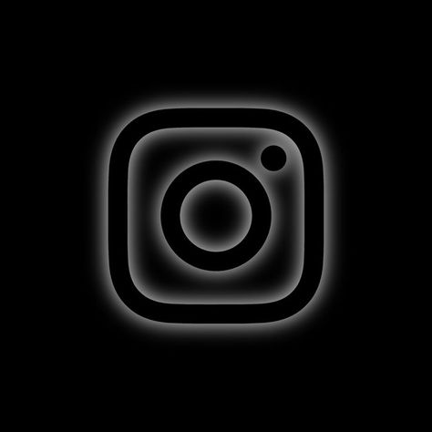 Instagram Icon | Neon signs app icon, Snapchat icon, Beige icons:) Instagram Icon Black Aesthetic, Black Theme Icons Aesthetic, Instagram Logo Black Screen, Instagram Dark Logo, Instagram Logo Aesthetic Black, Neon Black Icons For Apps, Insta Black Icon, Neon Black App Icons, Anime Instagram Icon