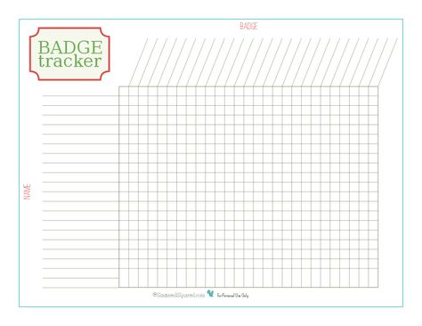 This Badge Tracker Printable Checklist was designed at the request of one of my readers. Because I know there are many programs out there that use badges, I chose to leave the title basic so that you can use it for more than just scouts or brownies. Portable Kaper Chart, Brownie Badge Tracker, American Heritage Girls Tenderheart, Growing Daisies, American Heritage Girls Badge, Girl Scout Levels, Brownies Ideas, Ahg Badge, Brownie Ideas