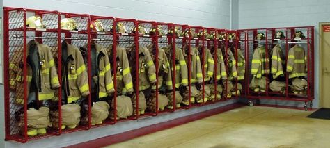 We store unique options all the time! Let us organize your fire stations with our turnout gear lockers, firehose storage, and single fire beds with storage underneath.   Check out our turnout gear lockers here: https://www.southwestsolutions.com/image/turnout-gear-storage-systems-air-dry-racks-for-fire-department-equipment?utm_content=bufferfcb79&utm_medium=social&utm_source=pinterest.com&utm_campaign=buffer Check out our firehose storage solutions here: https://www.southwestsolutions.com/image… Beds With Storage Underneath, Beds With Storage, Turnout Gear, Firefighter Gear, Safety Video, Gear Storage, Beach Fire, Office Exercise, Equipment Storage