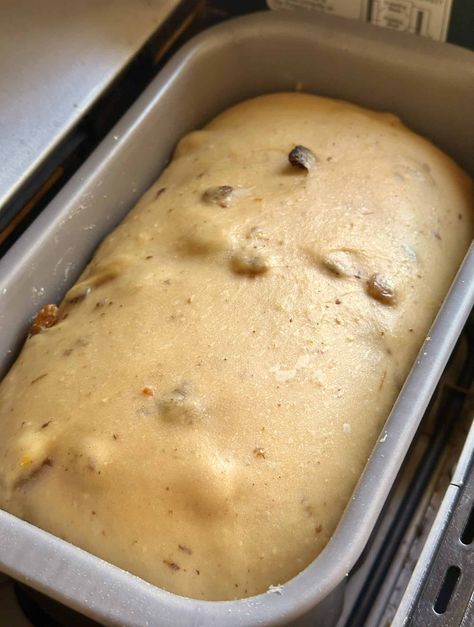 panettone dough in bread machine Dough In Bread Machine, Italian Holiday Recipes, Christmas Biscotti, Panettone Bread, Italian Panettone, Panettone Recipe, Italian Desserts Traditional, Yeast Free Breads, Amish Bread