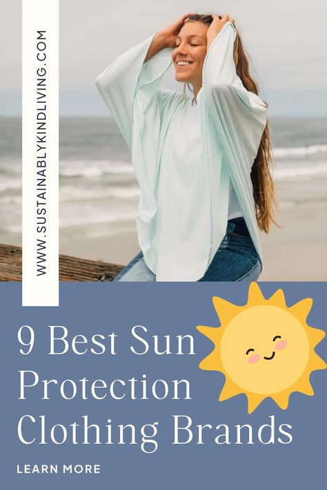 The Best Sun Protection Clothing For Women | 2024 Reviewed! • Sustainably Kind Living Spf Shirts Women, Upf 50 Womens Clothing, Summer Sun Protective Outfits, Spf Clothing For Women, Sun Protective Outfits, Sun Protection Clothing Woman, Sun Clothes, Swim Shirts For Women, Lip Care Tips