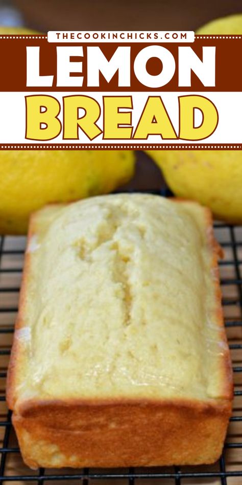 Give this Mother's Day brunch recipe a try! A tasty lemon bread with glaze on top is just the thing you need for the next holiday. It's a great Easter Sunday breakfast as well, a few slices pair perfectly with coffee. Save this lemon bread recipe now! Lemon Quick Breads, Lemon Ricotta Bread Recipe, Lemon Pudding Bread, Lemon Quick Bread Recipes, Lemon Bread With Glaze, Lemon Bread Starbucks, Easter Sunday Breakfast, Lemon Quick Bread, Bread With Glaze