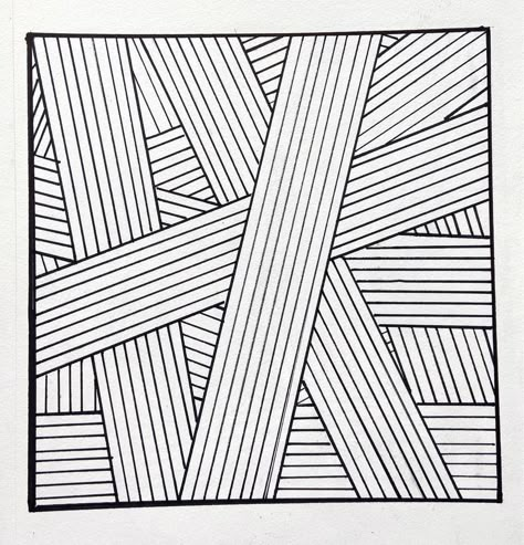 Line Repetition Art, Hypnotize Drawing, Straight Line Art Drawings, Line Composition Design, How To Draw Line Art, Parallel Lines Art, Diagonal Lines Art Design, Diagonal Lines Art, Lines Art Drawings