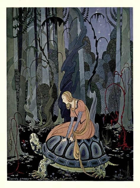 They were three months passing through the forest – Product – The Public Domain Review Illustration Fairytale, French Fairy Tales, Kay Nielsen, Illustration Fantasy, 동화 삽화, Illustration Book, Fairytale Illustration, Turtle Art, Hur Man Målar