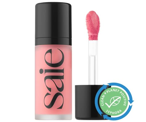 Check out this product at Sephora.com - Saie Dew Blush Blendable Liquid Blush - Sweetie Saie Blush Sweetie, Saie Liquid Blush, Rare Beauty Liquid Blush Bliss, Saie Dew Blush, Rate Beauty Liquid Blush, Blush Liquid, Skincare Wishlist, Cheek Blush, Skincare Ideas