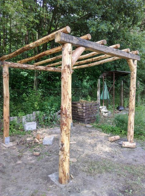 Tractor Shed, Log Shed, Shed Frame, Diy Storage Shed Plans, Wood Shed Plans, Firewood Shed, Patio Pergola, Storage Shed Plans, Firewood Storage