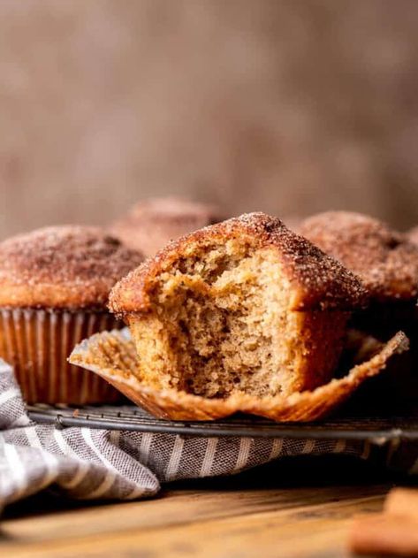 Cider Muffins, Apple Cider Muffins, Sour Cream Uses, Cinnamon Sugar Apples, Apple Cinnamon Cake, Donut Pan, Apple Cinnamon Rolls, Homemade Apple Cider, Breakfast Recipes Sweet