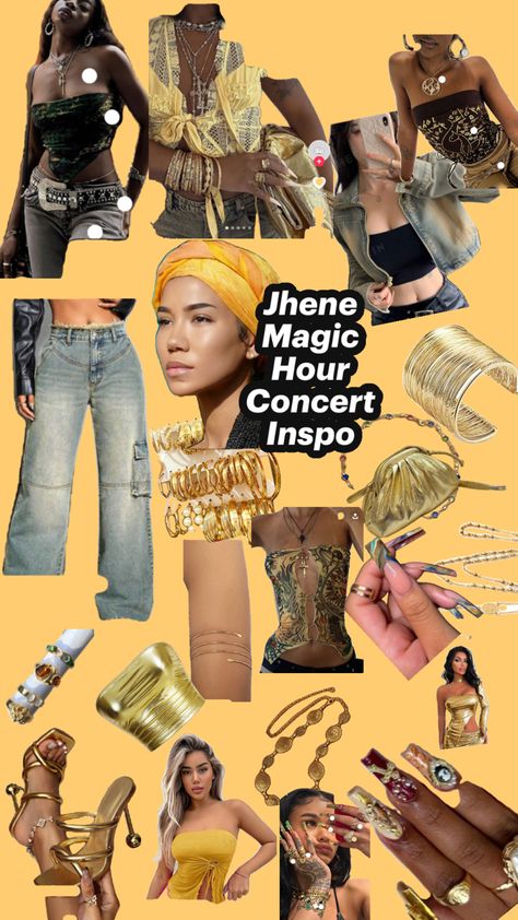 Outfit Ideas For Jhene Aiko Concert, Jhene Aiko Outfits Style, Jhene Concert Outfit Ideas, Jhene Aiko Magic Hour Tour Outfit, Jhene Aiko Outfit Ideas, Jhene Aiko Concert Outfit Magic Hour, Jhene Outfits, Jhene Concert Outfit, Jhene Aiko Outfits Concert