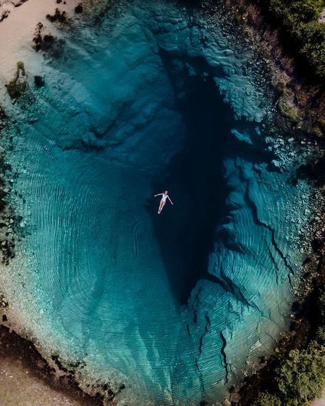 KIRA 🍁 OUTDOOR x ADVENTURE 🍂 on Instagram: “50% exciting and 50% scary (the hole is 150 m deep plus it‘s actually way too cold to swim in there for longer than a few seconds)!” Scary Ocean, Underwater Portrait, Storm Photography, Sea Can, Bodies Of Water, Water Pictures, Healing Waters, Stormy Sea, Like Someone