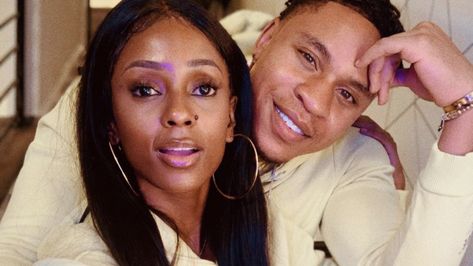 Rotimi And Girlfriend Vanessa Mdee's Love Story Began At Essence Festival - Essence Coming 2 America, Black Couple Goals, Starz Shows, Essence Festival, Marry Your Best Friend, The Carribean, Happy Black, Favorite Son, Black Couple