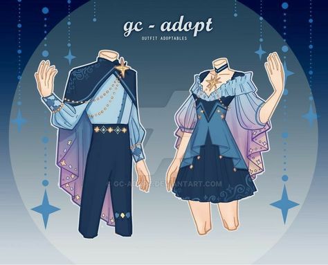 Outfit Adoptables, Clothing Sketches, Art Outfits, Clothing Design Sketches, Drawing Anime Clothes, Dress Design Sketches, Dress Drawing, Anime Dress, Fashion Design Drawings