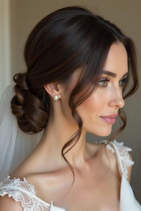 26 Stunning Wedding Hairstyles for Shoulder Length Hair – Crafty Sphere Bridal Hair For Square Face, Wedding Bridal Updo, Wedding Hairstyles Off Shoulder Dress, Formal Hair With Headband, Wedding Hair For Sweetheart Neckline, Medium Hair Bridal Hairstyles, Best Wedding Hairstyles For Round Face, Bridal Hair For Off The Shoulder Dress, Bridal Hair Fine Hair