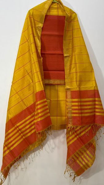 Pure cotton by mangalagiri pattu mangalagiri handloom top and dupattaTop : 2.5mDupatta : 2.5m Price:1999+ship To Buy, click here or Whatsapp image to chat directly with us: Whatsapp on+ 91 9502316419 Mangalagiri Pattu Dress Materials, Mangalgiri Pattu Dresses, Pattu Dress Materials, Pattu Dress, Dress Materials, Blouse Designs, Pure Cotton, Buy Online, Pure Products