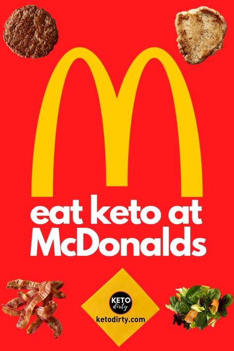 Keto At Mcdonalds, Low Carb Mcdonalds, Keto Mcdonalds, Keto Fast Food Options, Low Carb Food, Mcdonald Menu, Keto Fast Food, Keto Fast, Keto Menu