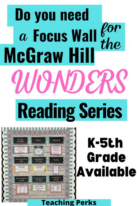 Wonders Curriculum 3rd Grade, Wonders Focus Wall Kindergarten, Mcgraw Hill Wonders 2nd Grade, First Grade Wonders Mcgraw Hill, Teaching Wonders Curriculum, Mcgraw Hill Wonders 3rd, Wonders 2023 2nd Grade, Wonders Reading Kindergarten, Wonders Reading Series 1st Grade