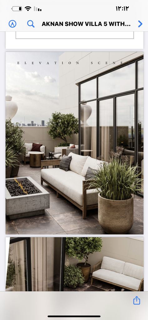 Outdoor Lounge Area, Rooftop Terrace Design, Rooftop Design, Sofa Inspiration, Interior Luxury, Elegant Sofa, Modern Outdoor Furniture, Terrace Design, Modern Patio