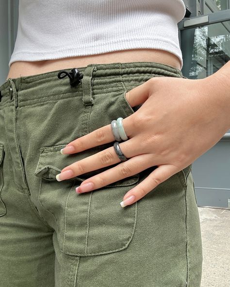 Jade: the timeless treasure that effortlessly matches every style in your wardrobe😎 #jade #rings #jadering #summeroutfit Jade Rings, Jade Ring, Timeless Treasures, Jade, Summer Outfits, Wardrobe, Ring, On Instagram, Quick Saves