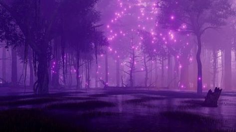 Purple Forest, Mysterious Forest, Purple Aesthetic Background, Dark Purple Wallpaper, Computer Wallpaper Desktop Wallpapers, Dark Purple Aesthetic, Forest Background, Purple Themes, Woodland Scene