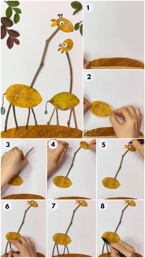 Fall Kids Crafts With Leaves, The Leaf Man Craft, Leaves Animals Leaf Crafts, Leaf Person Craft, Leaf People Art, Real Leaf Crafts For Kids, Autumn Leaves Craft For Kids, Art With Leaves For Kids, Leaf Art Animals